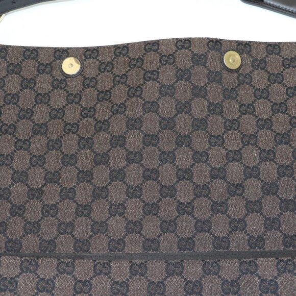 Gucci GG Monogram Canvas Jacquard Messenger Bag 272350 - Dark Brown - Picture 15 of 16
